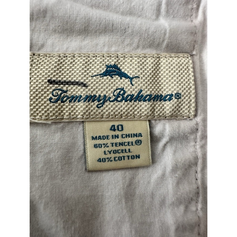 Tommy Bahama Mens Shorts Size 40 Brown Marlin Logo Stretch Resort Beach Outdoor - Picture 3 of 8